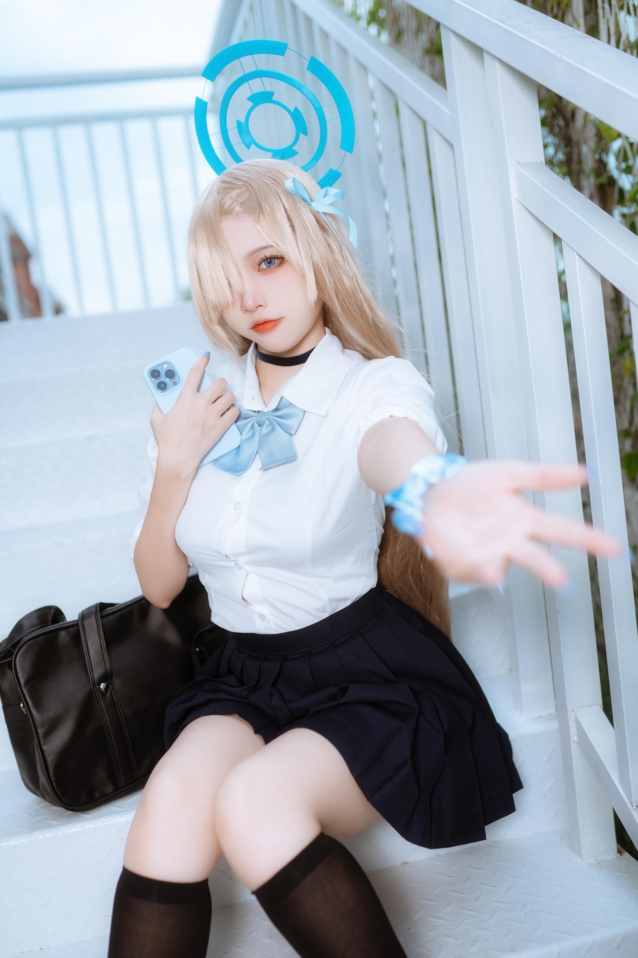图片[1]-二佐Nisa – NO.207 蔚蓝档案 一之濑明日奈 JK制服[23P]-XikXak